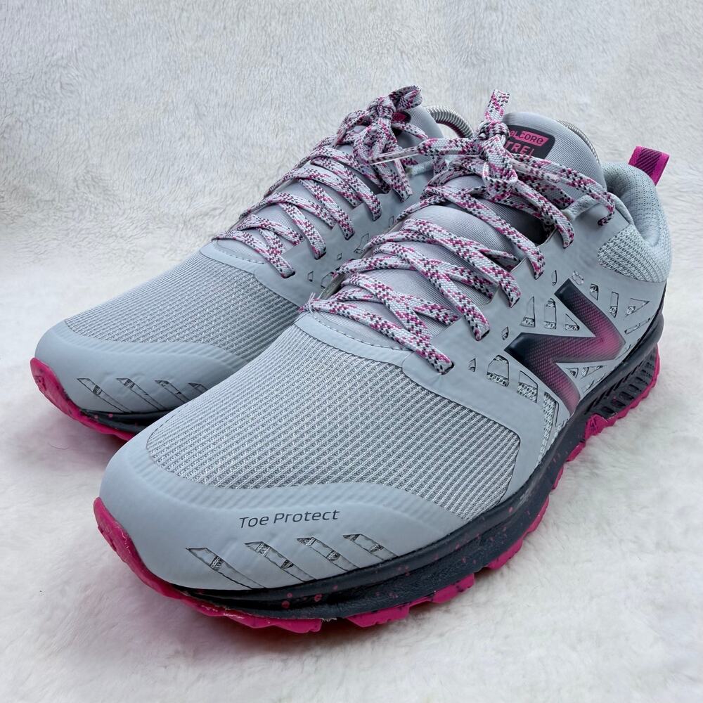 New Balance FuelCore Nitrel V1 Womens Trail Running Shoes Gray Pink Size 9 - Picture 2 of 10